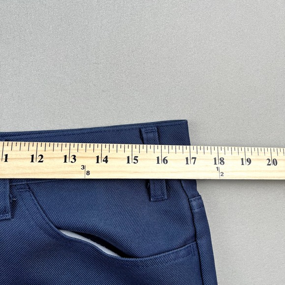 Vintage Levis Sta-Prest Pants Mens 34 Blue Straight Leg Dress Slacks Made in USA - Picture 13 of 16